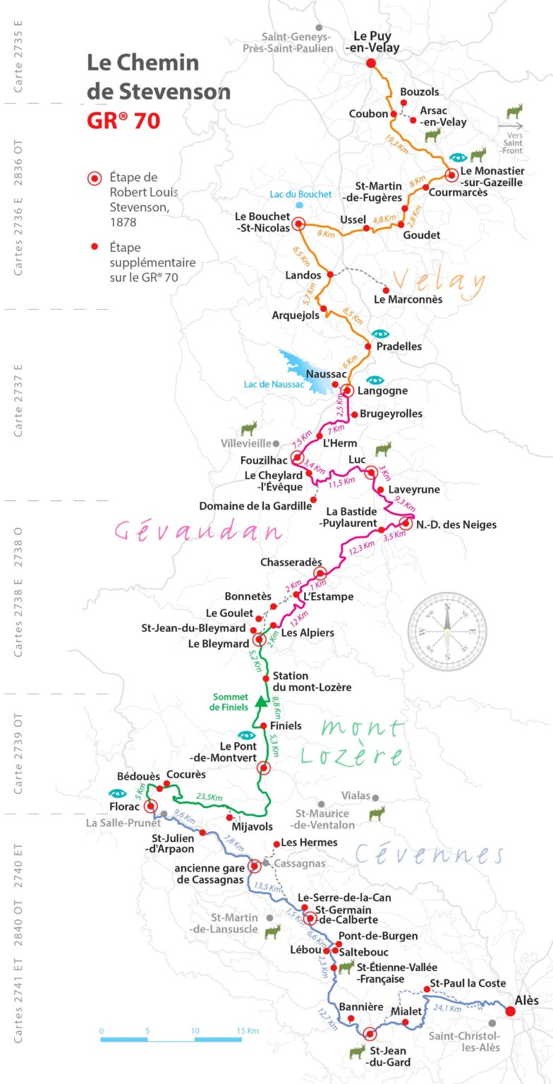 Découvrez le chemin de Stevenson GR®70 Le chemin de Stevenson